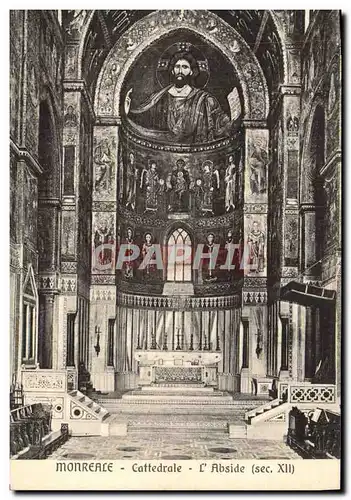 Cartes postales Monreale Cattedrale L&#39Abside