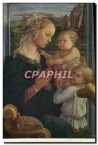 Cartes postales Lippi Maodnna Col Bambino