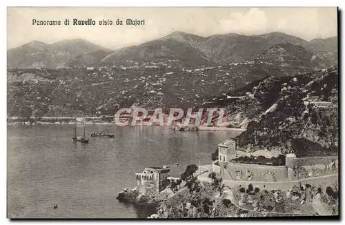 Ansichtskarte AK Panorama Di Ravello Visto Da Majori