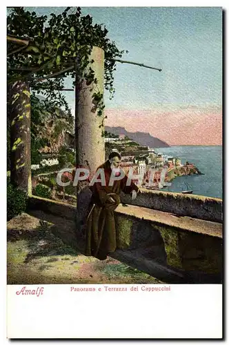 Ansichtskarte AK Amalfi Panorama E Terrazza Dei Cappuccini Moine