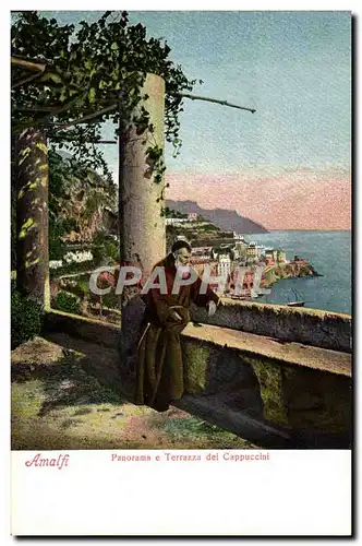 Cartes postales Amalfi Panorama E Terrazza Dei Cappuccini Moine