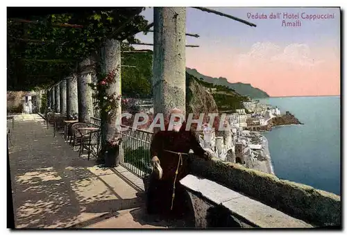 Cartes postales Veduta Dall&#39Hotel Cappuccini Amalfi Moine Pretre