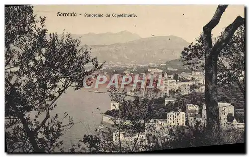 Cartes postales Sorrento Panorama Da Capodimonte