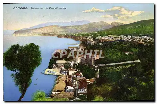 Cartes postales Sorrento Panorama Da Capodimonte