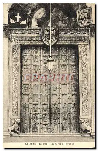 Ansichtskarte AK Salerno Duomo La Porta Di Bronzo