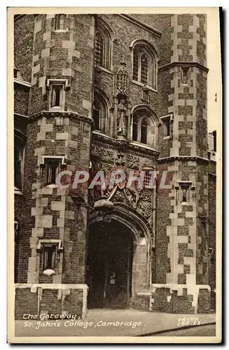 Ansichtskarte AK The gateway St John&#39s College Cambridge