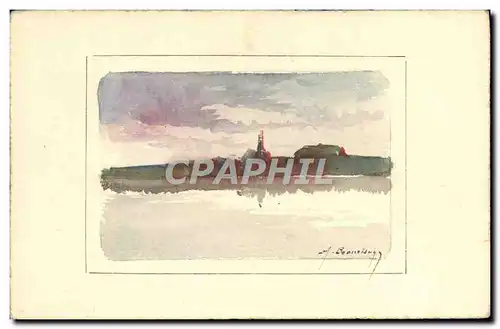 Cartes postales Dessin a la main Paysage