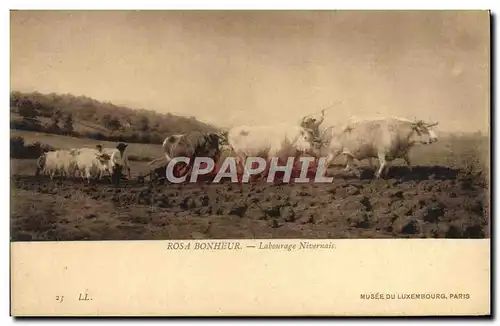 Cartes postales Rosa Bonheur Labourage Nivernais Musee Du Luxembourg Paris