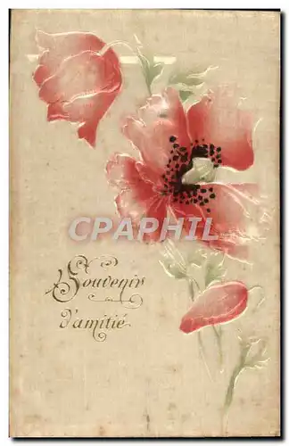 Cartes postales Fantaisie Fleurs