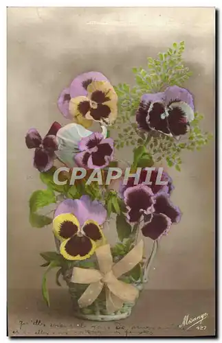 Cartes postales Fantaisie Fleurs