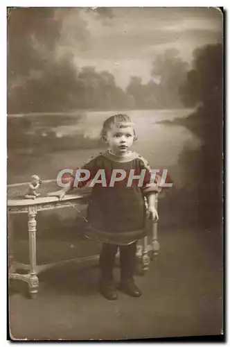 CARTE PHOTO Enfant Bebe