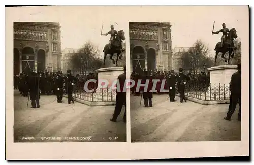 Ansichtskarte AK Paris Statue De Jeanne d&#39Arc Militaria