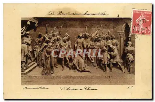 Cartes postales La Bienheureuse Jeanne d&#39Arc L&#39Arrivee A Chinon