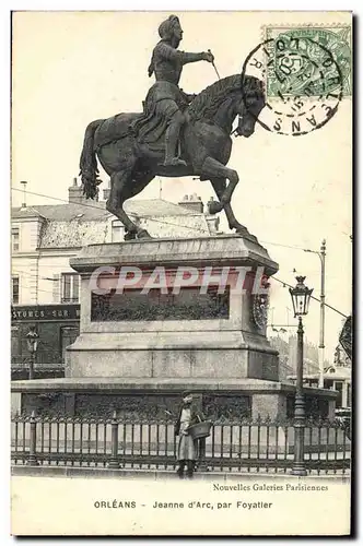 Cartes postales Orleans Jeanne d&#39Arc Par Foyatier