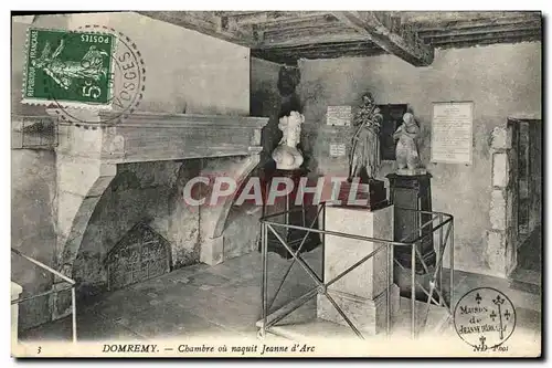 Cartes postales Domremy Chambre Du Naquit Jeanne d'ARc