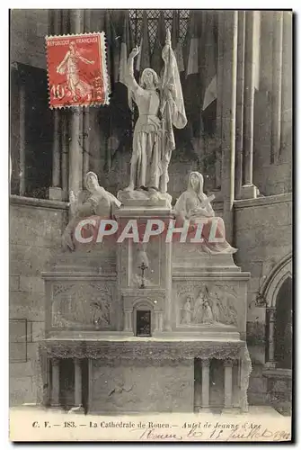 Cartes postales La Cathedrale De Rouen Autel De Jeanne d&#39Arc