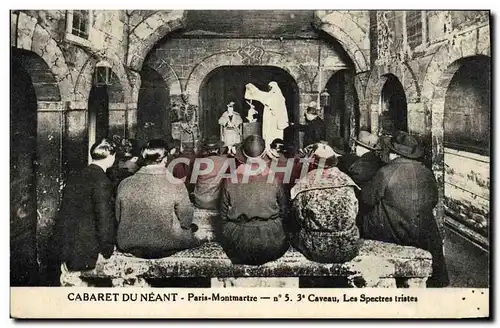 Ansichtskarte AK Cabaret Du Neant Paris Montmartre 3eme Caveau Les Spectres Tristes