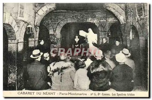 Ansichtskarte AK Cabaret Du Neant Paris Montmartre Caveau Les Spectres Tristes