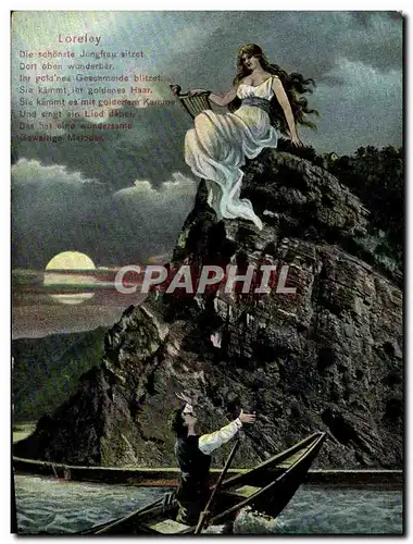 Cartes postales Loreley Die Sohonste Jungfrau