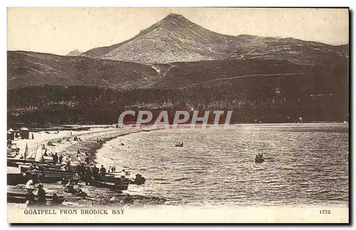 Ansichtskarte AK Goatfell From Brodick Bay