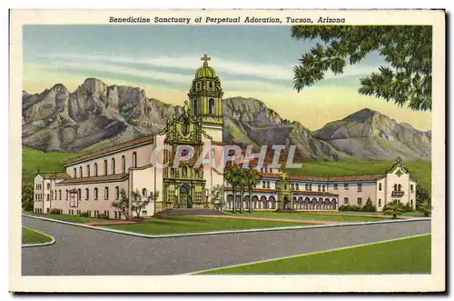 Cartes postales Benedictine Sanctuary Of Perpetual Adoration Tucson Arizona San Xavier Mission