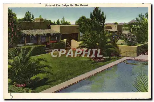 Cartes postales Patio Of The Lodge On The Desert Bird&#39s eye view of Tucson