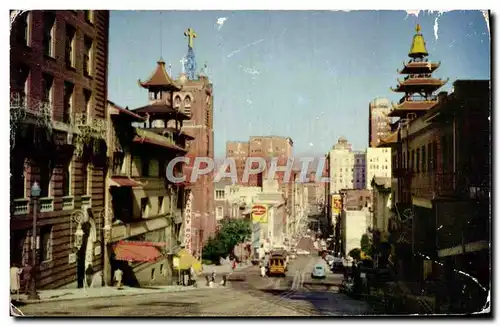 Moderne Karte California Street Cable Cars