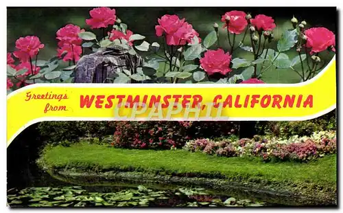Cartes postales moderne Greetings From Westminster California