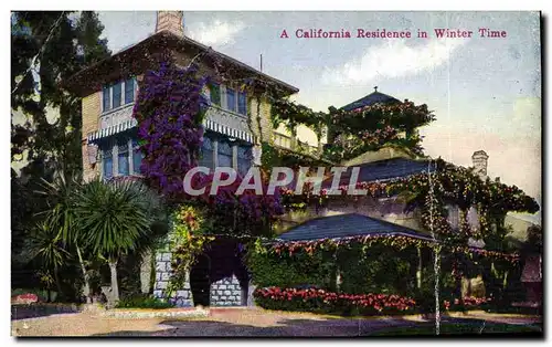 Cartes postales A California Residence In Winter Time
