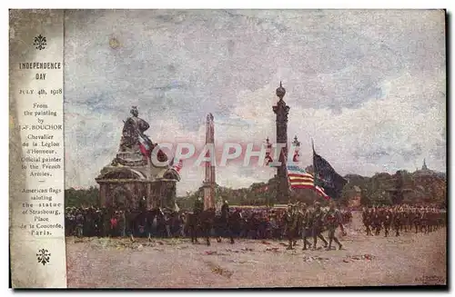 Cartes postales Independence Day Militaria