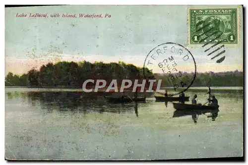 Cartes postales Lake Le Beoui With Island Waterford