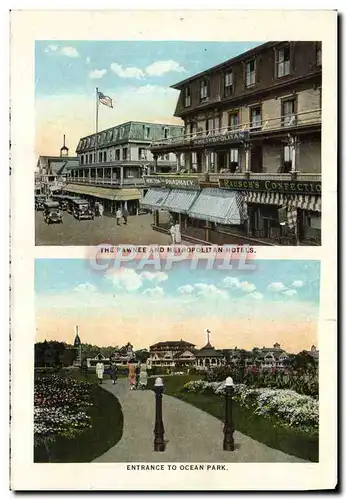 Cartes postales Entrance to Ocean Park Pawnee and metropolitan hotels