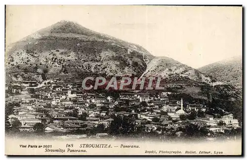 Cartes postales Stroumitza Panorama Grece