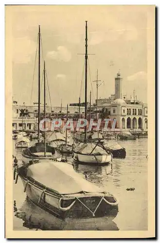 Cartes postales Alger L&#39Amiraute Bateaux