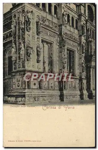 Cartes postales Certosa di Pavia Dettaglio della Faciata