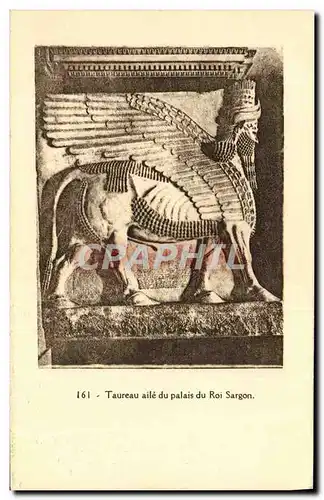 Ansichtskarte AK Taureau Aile Du Palais du Roi Sargon