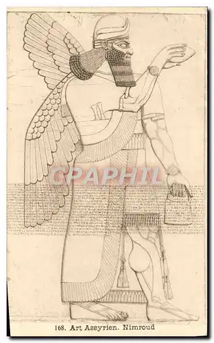 Cartes postales Art Assyrien Nimroud