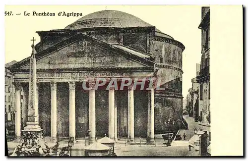 Cartes postales Le Pantheon d'Agrippa