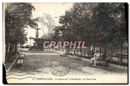 Cartes postales Constantine Le square de la Repabliqne