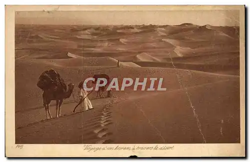 Cartes postales Voyage d&#39un harem a travers le desert