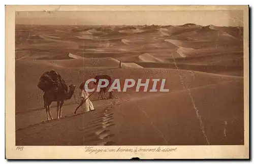 Cartes postales Voyage d'un harem a travers le desert