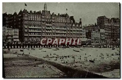 Cartes postales The Sands Brighton Metropole and Grand Hotels