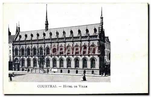 Cartes postales Courtrai Hotel De Ville