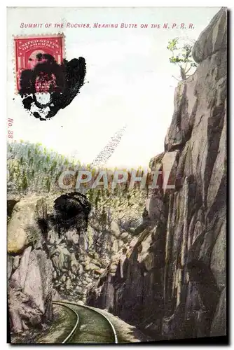 Cartes postales Summit of The Rockies Nearinbg Butte on the NPRR