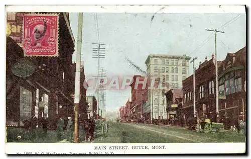 Cartes postales Main Street Butte Mont