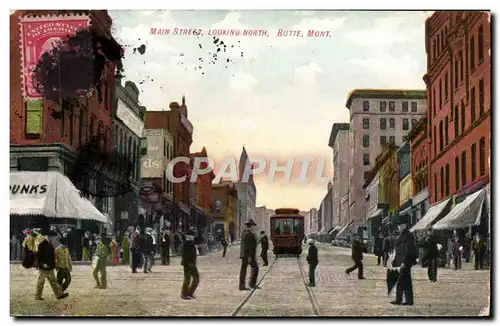 Cartes postales Main Street Looking North Butte Mont