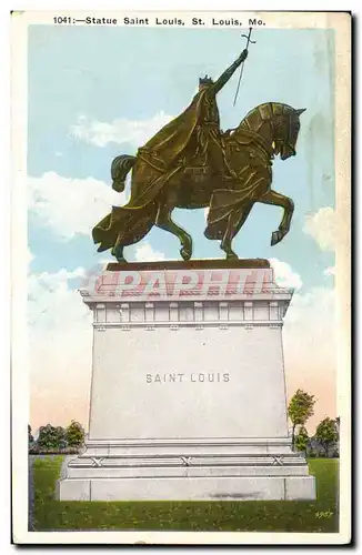 Ansichtskarte AK Statue Saint Louis St Louis Mo