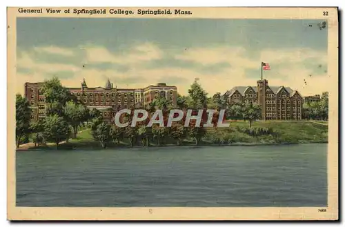 Ansichtskarte AK General View of Springfield College Springfield Mass