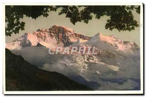 Cartes postales Die Jungfrau im Abendrot