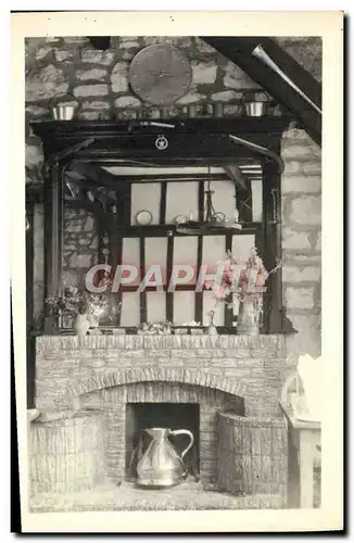 CARTE PHOTO Cheminee Interieur
